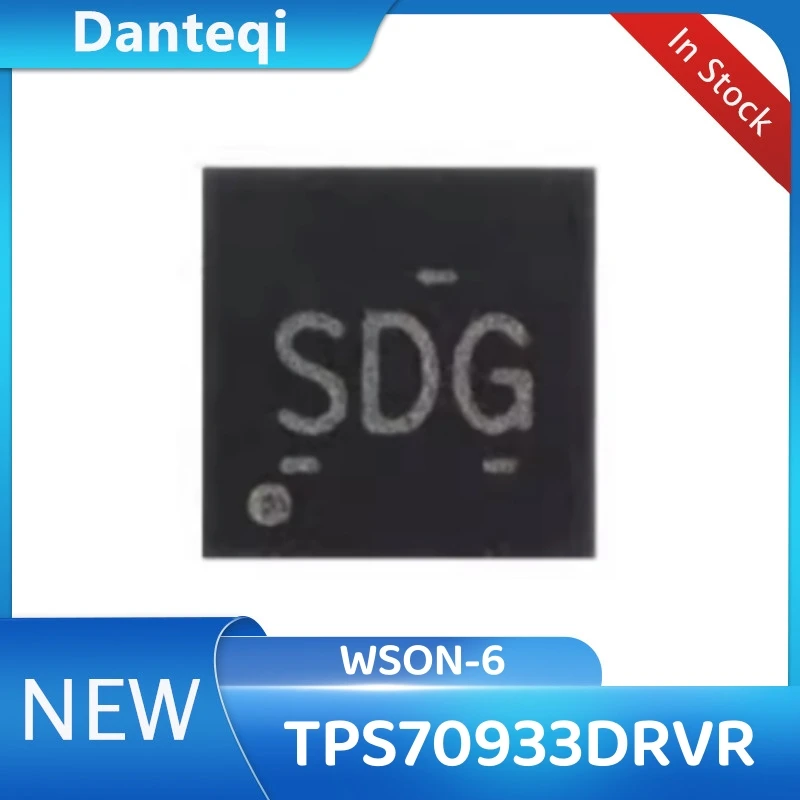 10PCS/LOT TPS70933DRVR Screen Printed SDG WSON-6 Low-voltage Voltage Regulator Chipset