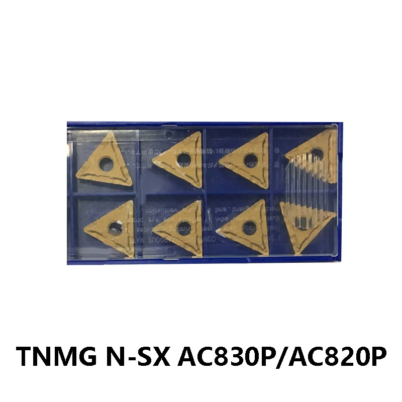 

TNMG TNMG160404 TNMG160408 N-SX Original TNMG160404N-SX TNMG160408N AC830P AC820P Metal Lathe Maching Holder Carbide Inserts CNC