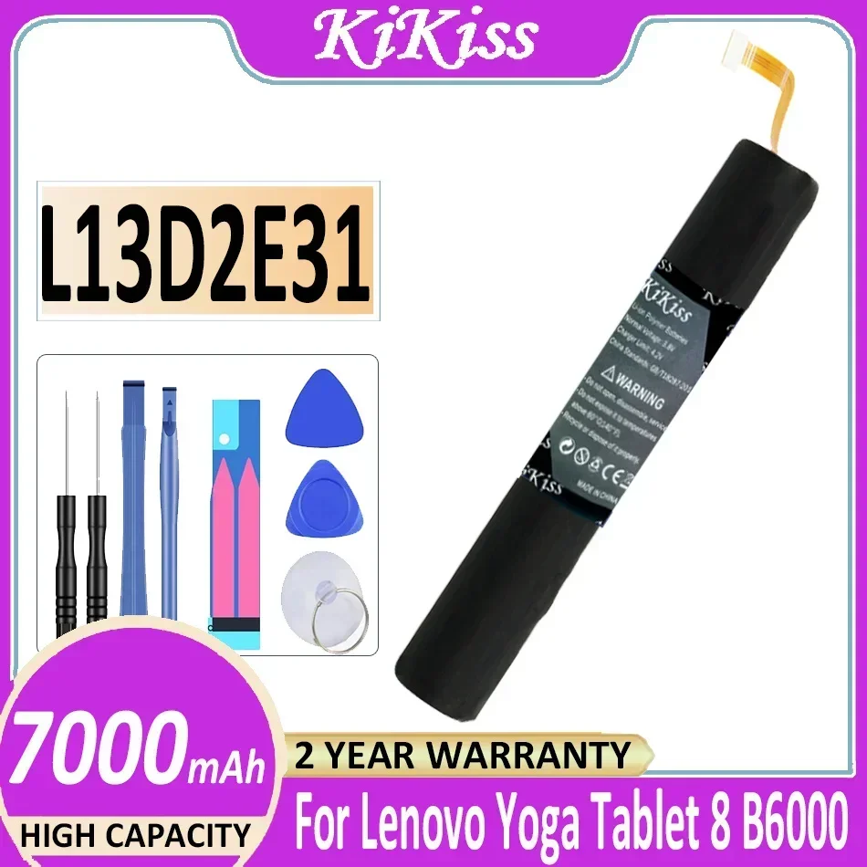 For Lenovo Yoga Tablet 8 B6000 B6000-H B6000-F 60044 60043 L13D2E31/L13C2E31 7000mAh Tablet Battery