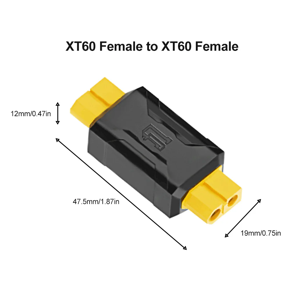 Adaptador de batería para coche 9IMOD, enchufe adaptador XT60, enchufe adaptador multifuncional para batería, ordenadores ESC, coches de Control remoto