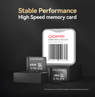 DDPAI High Speed Memory Card 64GB 128GB For DDPAI Dash Cam  Car DVR Adapters Class 10 Micro SD Card