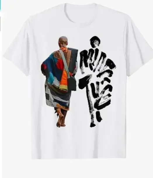 Thich Minh Tue On Black Monks Tshirt Gift For Father Day