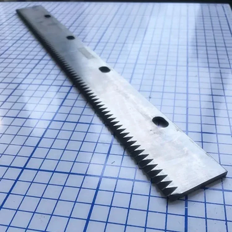 400mm Wave Zigzag Pinking Blade For Fabric Swatch Cutter