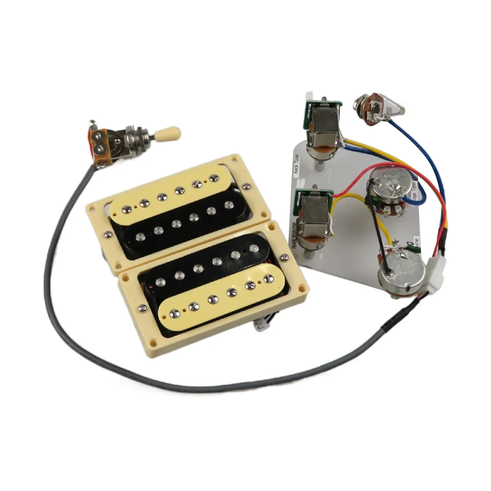 hot-sale-guitar-pickups-humbucker-pickups-4c-wiring-harness-push-pull-single-cut-set