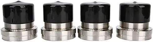 

Qiilu 4-Pack 2.441" Stainless Steel Trailer Bearings with Protective Caps