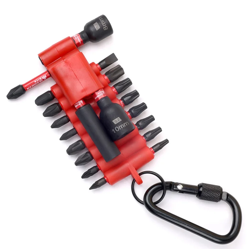 

【Clearance Sale】20Pcs Phillips Pozi Slotted Plum Electric Screwdriver Head Set S2 Steel Impact-Resistant Storage Screwdriver Bit