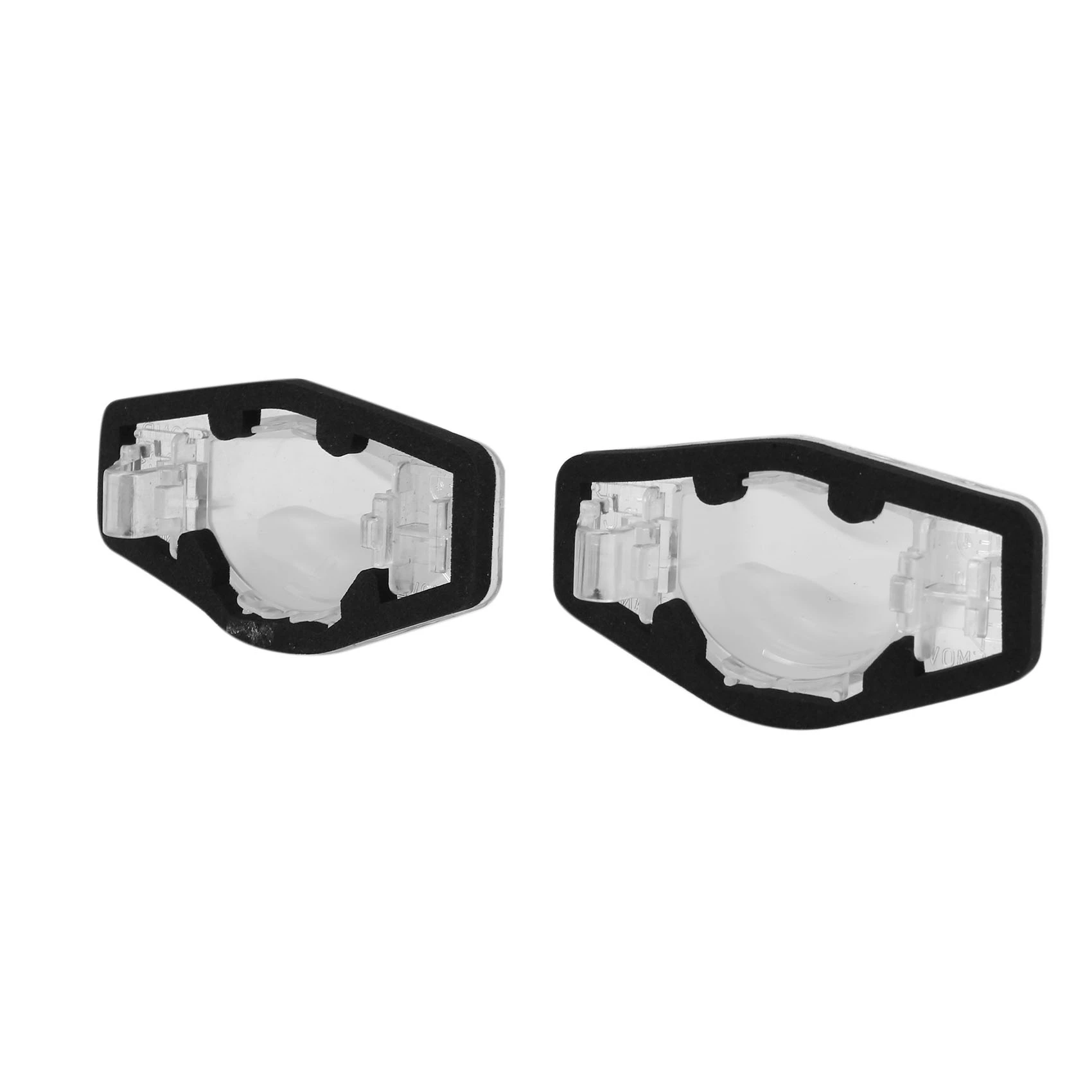 #979Q LED License Plate Light Lampshade for Honda Civic CR-V Odyssey HR-V Accord 2-Pieces Tag Lamp Assembly Replacement (White)