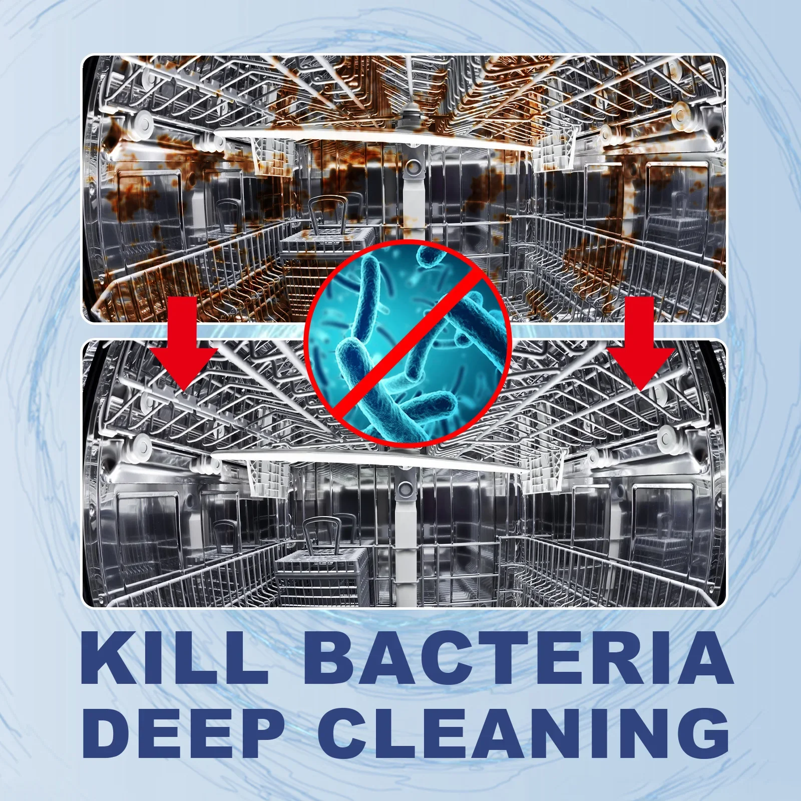 Picture 7: Dishwasher Cleaner Tablet Grease Odor Removal Descaling Detergent Deep Cleaning Decontamination Deodorizer Kitchen Cleaning Tool