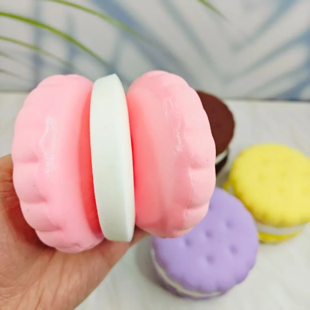 Jouet à presser en forme de gâteau simulé, doux, anti-stress, à montée lente, sensoriel, pour l'anxiété, le TDAH, l'autisme, cadeaux pour enfants et adultes