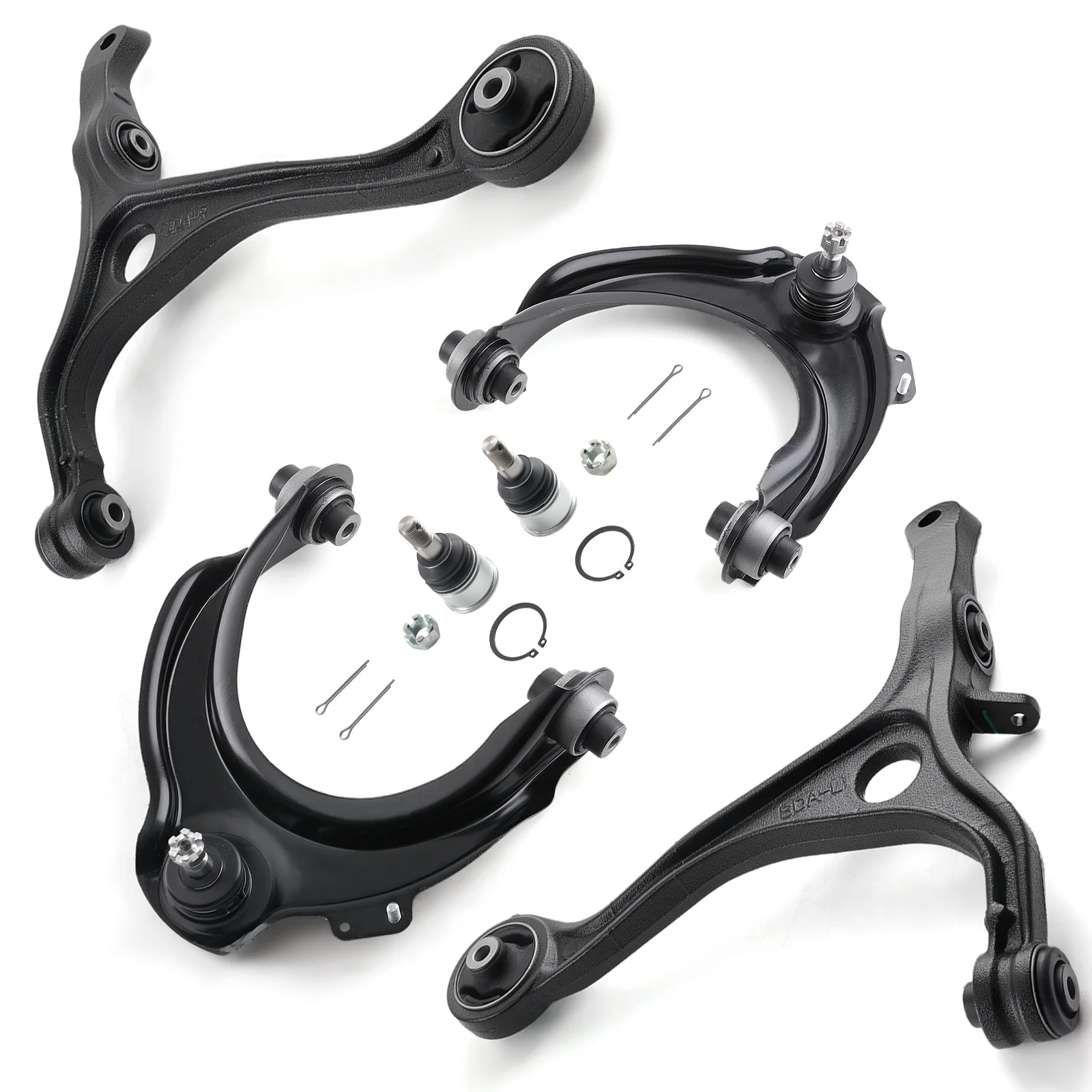 

Front Upper Lower Control Arms w/Ball Joint for 2003-2007 Honda Accord Acura TSX