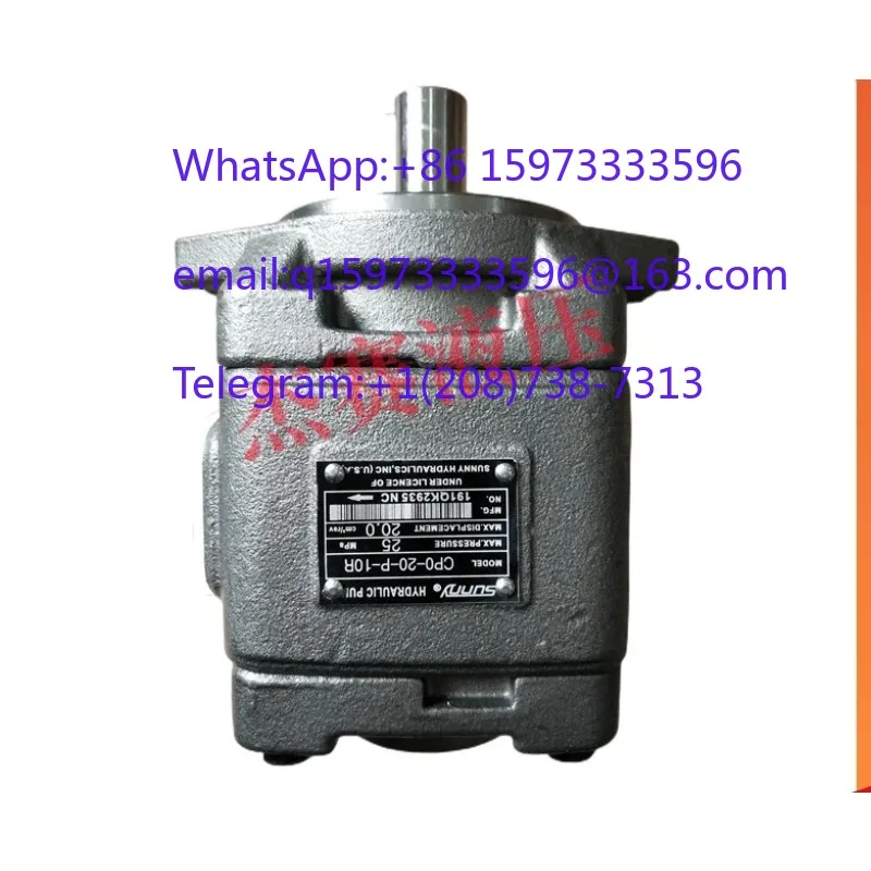 Gear Pump CP0-08/10/13/16/20 CP1-25/32/40/50/63-P-10R for Hydraulic System & Fluid Transfer In Stock