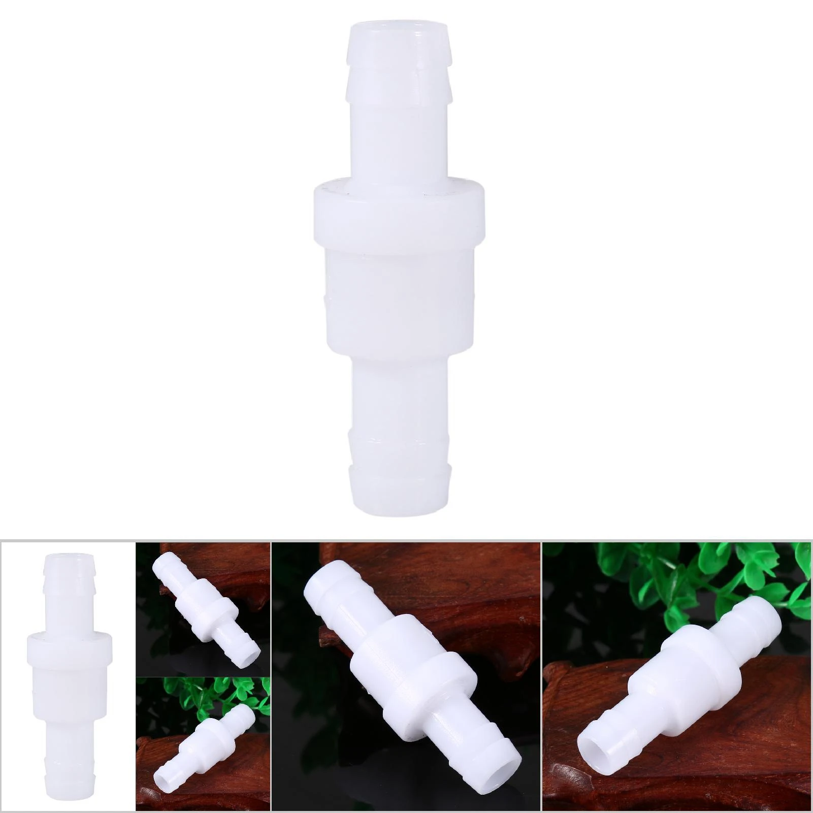 12mm Inline Check Valve Fuel  Gas Liquid Air One Way Non Return 1-Way Inline Check Valve Plastic 1-Way Check Valve