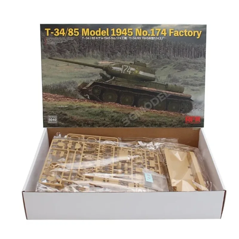 رايفيلد نموذج البلاستيك تجميعها خزان أطقم منمذجة RM-5040 T-34/85 نموذج 1944 رقم 174 مصنع 1/35