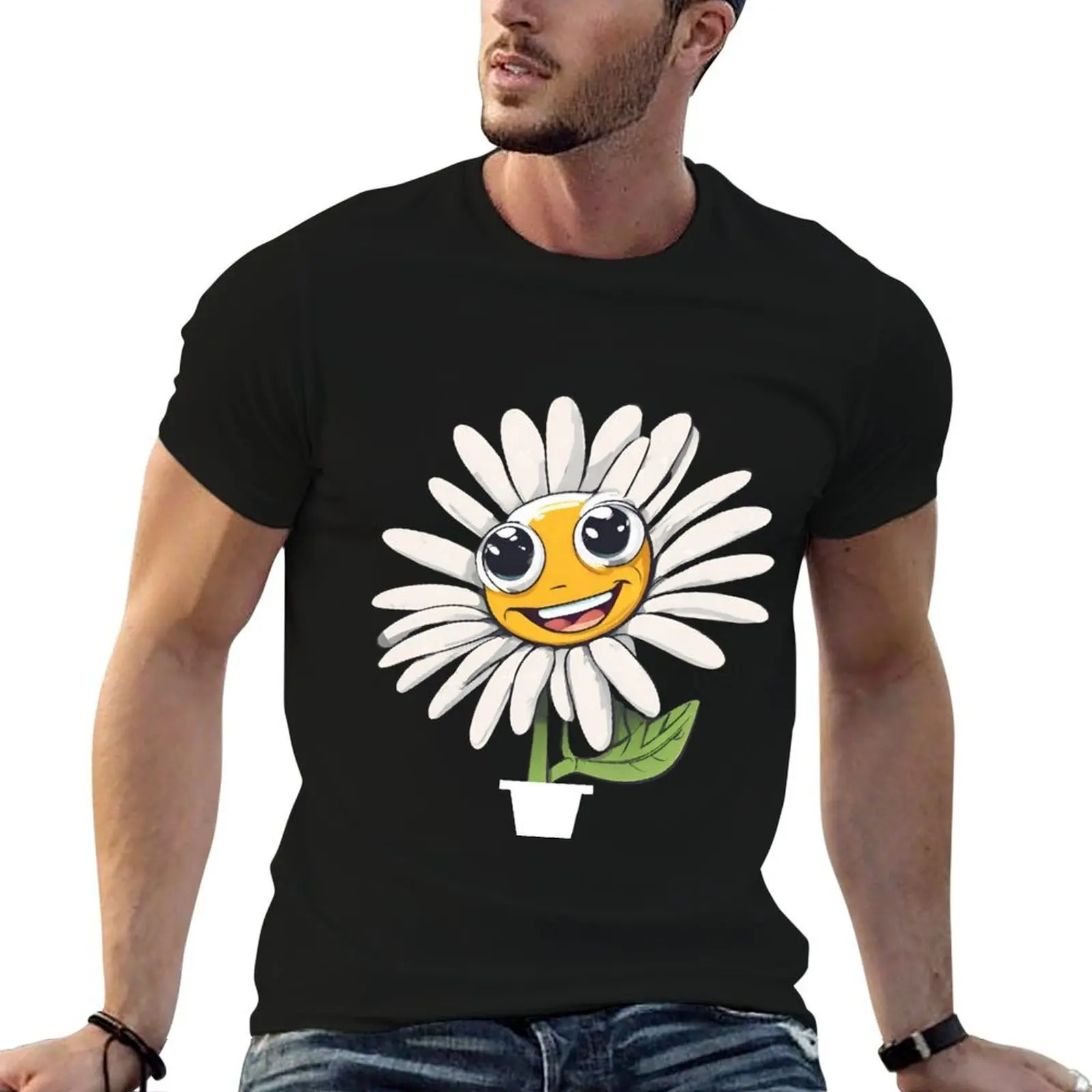 daisy, spring T-Shirt plus sizes oversize t-shirts man t shirts for men