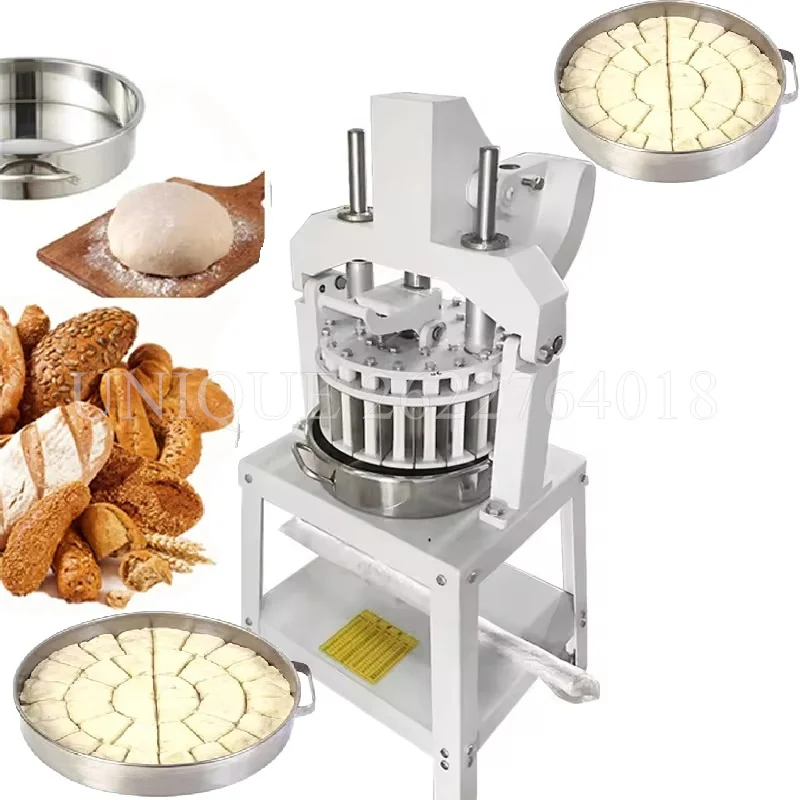 

30~180g Easy Operation Bakery Making Manual 36pcs Dough Divider Cutter Machine For Pita Bread Pizza Bun Dough Dividing Machine