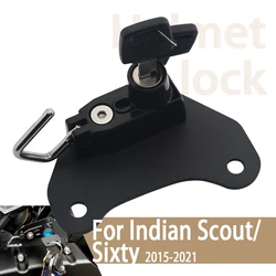 For Indian Scout Sixty Helmet Lock Kit Motorcycle Helmets Security Anti-Theft Lock Rust-Proof Sturdy Aluminum Alloy Accessories