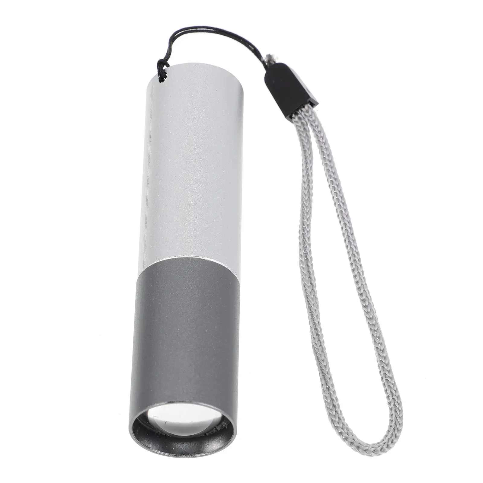 Telescopic Zoomable Flashlight Mini Outdoor Portable USB Charging Aluminum Alloy Emergency Light for Camping Hiking Fishing 3