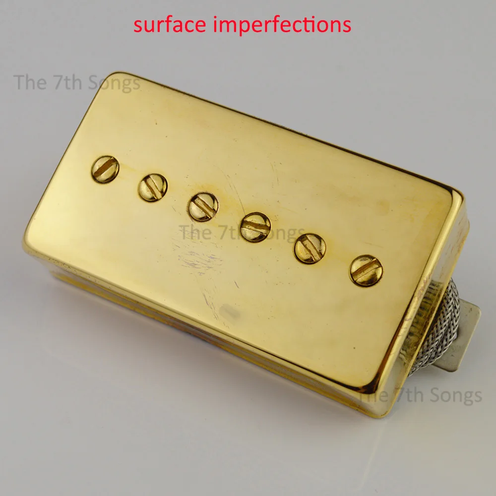 Alnico 2 P90 Phat Ca* Pickup Single Coil Vintage 90 Pickup for Electric Guitar Chrome / Nickel / Gold image 3