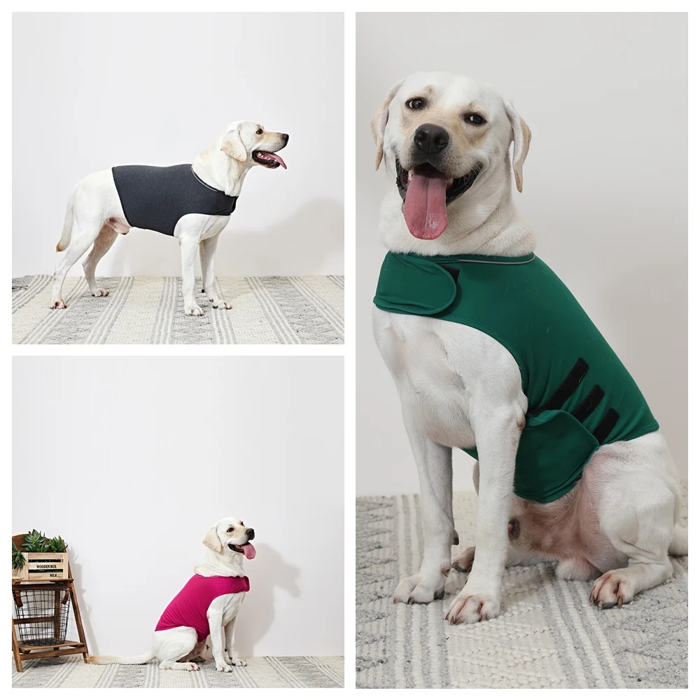 Classic Dog Anxiety Jacket Breathable Thunder Vest For Dogs Thunder Vest For Dogs Anxiety Shirt Dog Clothes For Anxiety Stress