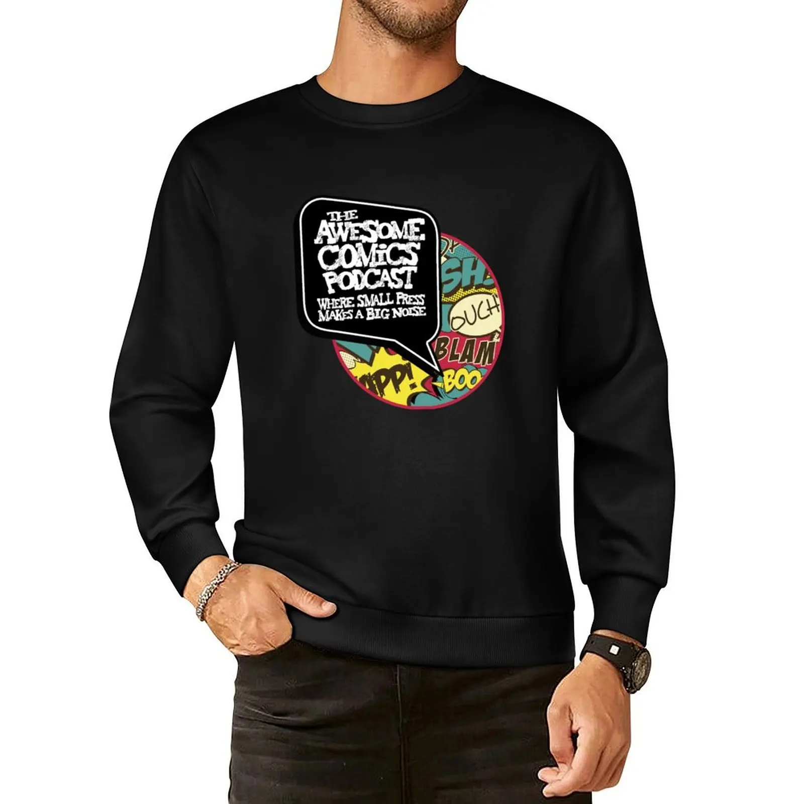 

ACP Speech Bubble (black) Pullover Hoodie men's sweat-shirt tracksuits men's clothes autumn clothes sweatshirts for men