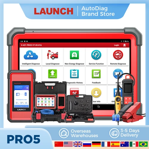 Launch X431 PRO5 Diagnosetools ECU-Programmiertool mit J2534 SmartBox/SmartLink OBD2-Scanner OBDII Launch PRO5
