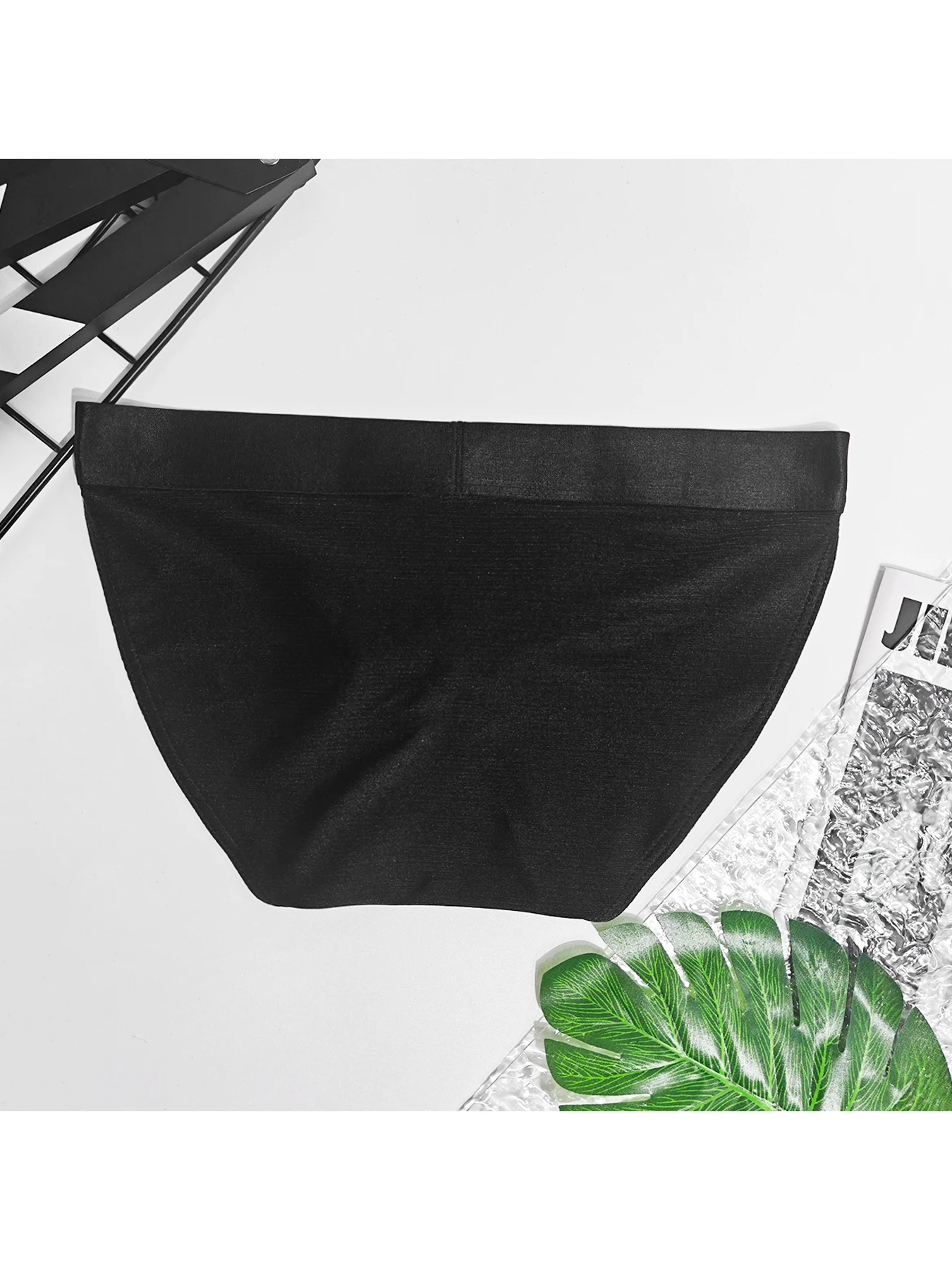 Men's Solid-Color Low-Waist Triangle Underwear Breathable Sexy Bottom Pants Trendy 1-Piece Set Mature Style Promotional Price