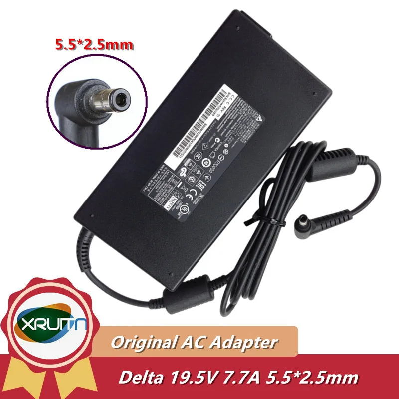 Genuine ADP-150VB B 19.5V 7.7A 150W AC Adapter For MSI GS60 Ghost Pro-606 GS70 Stealth 2PE-430AU GE62 Laptop Charger A14-150P1A