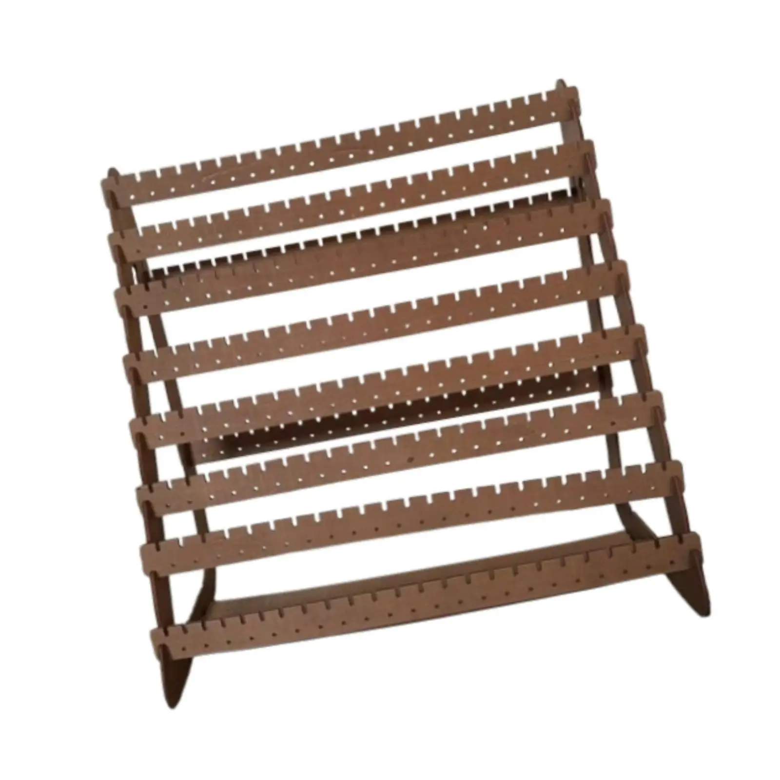 

Earrings Display Stand Gifts for Women Stable Base Wooden Rustic Ear Studs Holder for Tabletop Store Home Vanity Stall Dresser