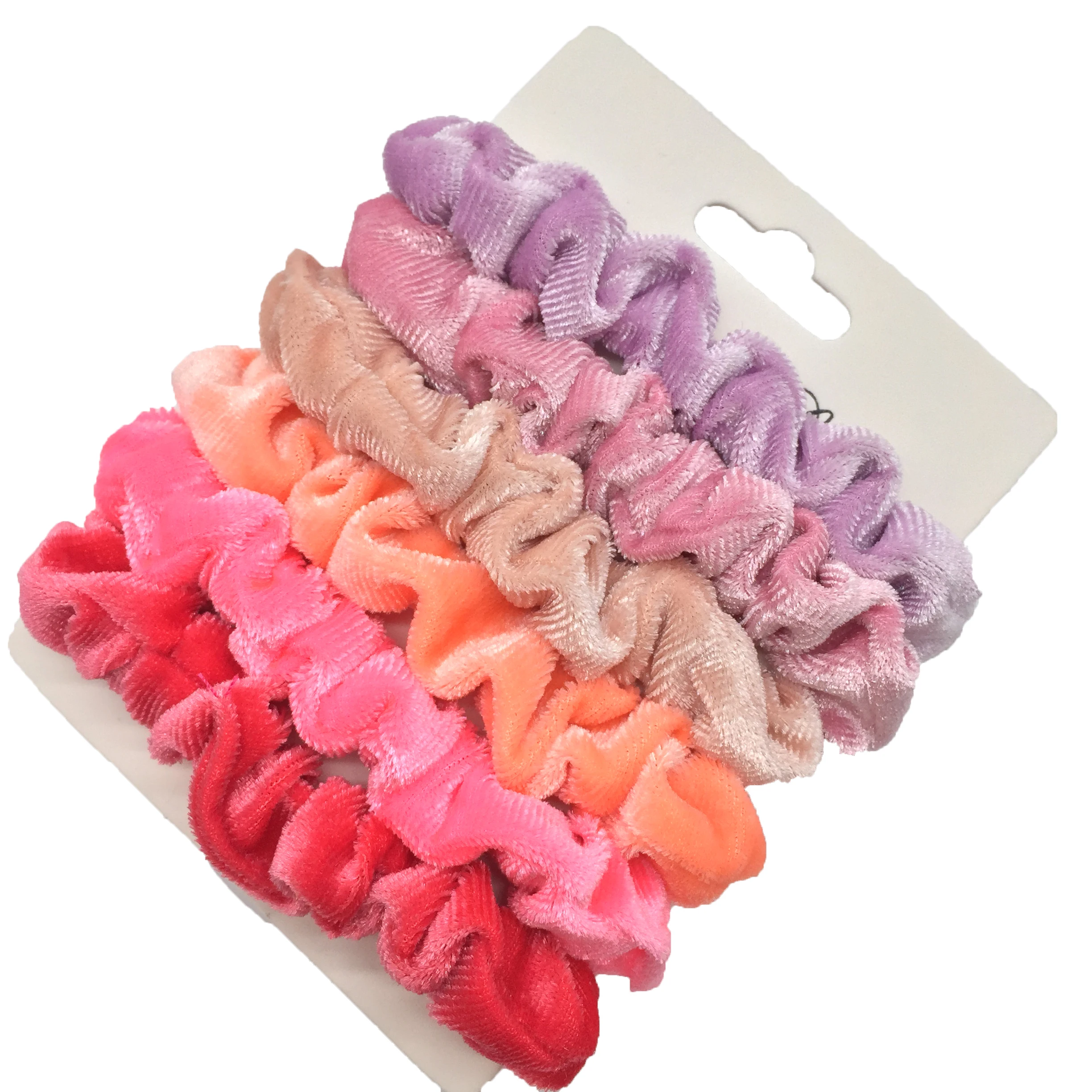 6/5/4 pc Hairbands Hair Tie Women Satin Velvet Scrunchies Holder Heandband haar accessoires wholesale items for boutique no card