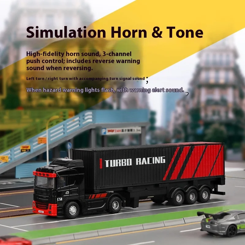 

New Turbo Racing C50-T Trailer Remote Control Mini 4wd Truck Rc Remote Control Toy Model High Grade Toys Birthday Gift