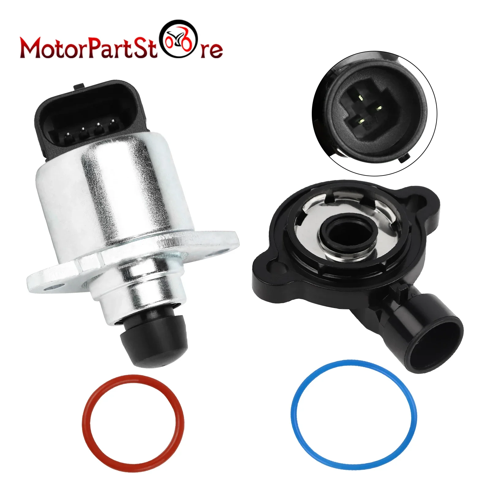 Throttle Position Sensor Idle Air Control Valve for Chevy GMC Pontiac Buick Cadillac 17113209 17106809 17113578 17123852 AC147