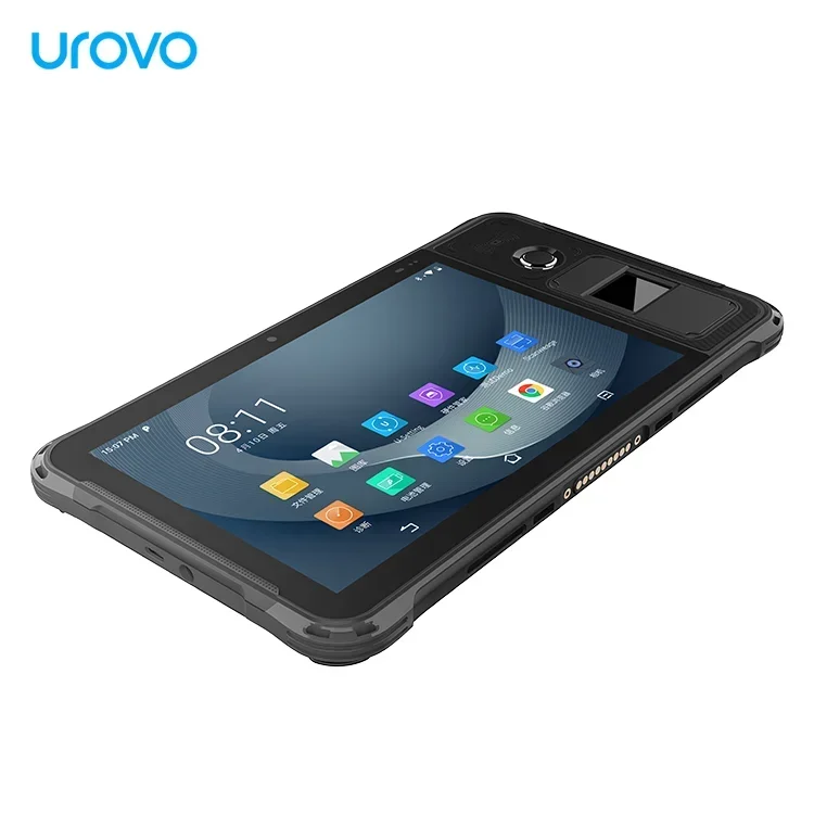 Urovo 8 inch Android 9.0 rugged tablet P8100(button version, with no fingerprint module) Rugged industrial tablet