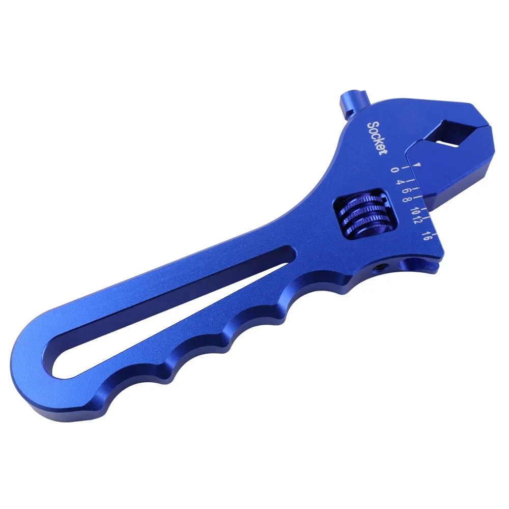 Adjustable AN 3 4 6 8 10 12 16 Aluminum WRENCH HOSE Fitting Tool Aluminum Spanner AN3-AN16