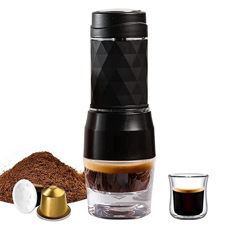 Portable Hand Press Coffee Maker, máquina de café expresso durável, moído para viagens e piquenique
