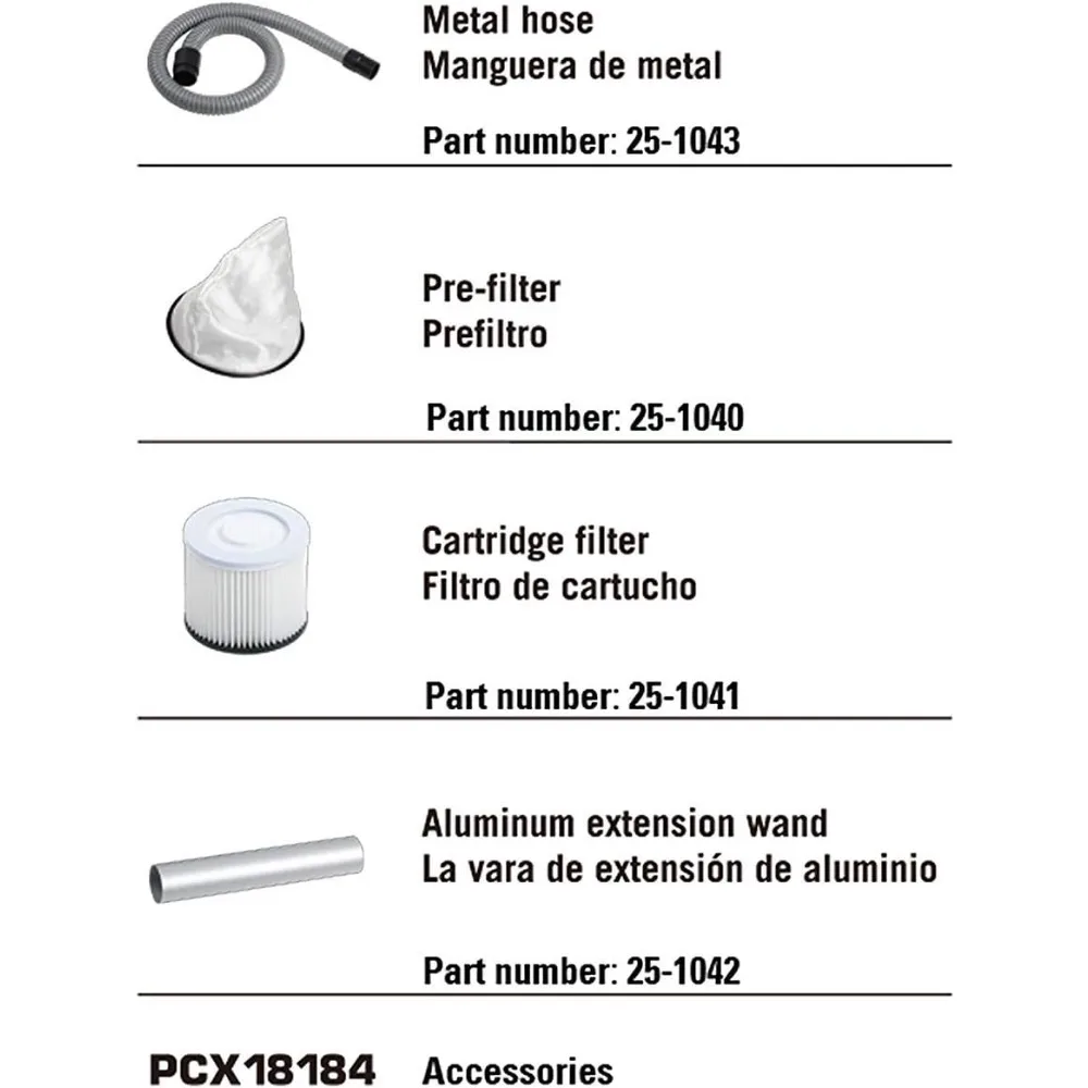 4-галлонный высокопроизводительный пылесос для ясен для каминов и огненных ям с металлическим шлангом и фильтрами