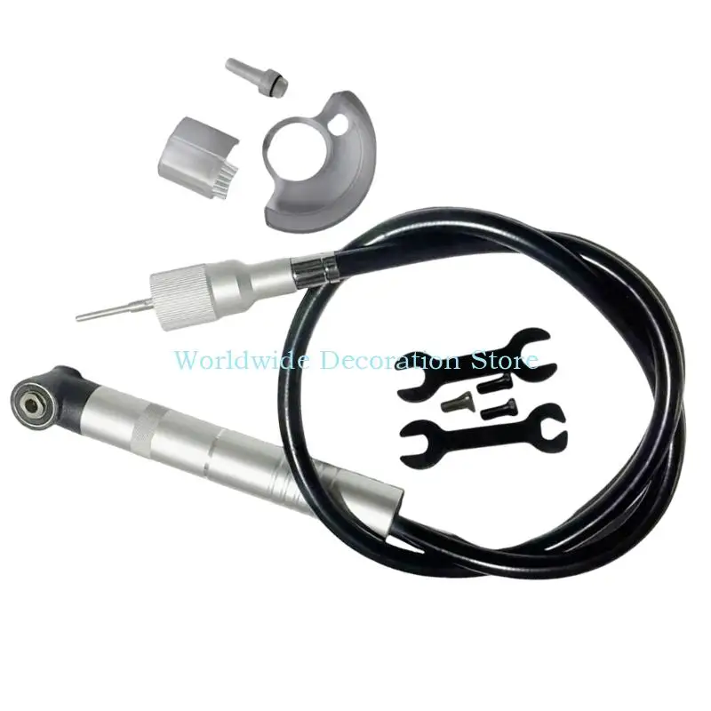 Q39B 90度エルボハンドミニグラインダー研磨研磨ツールセット電気グラインダー転送ヘッドメタルウッドプラスチック