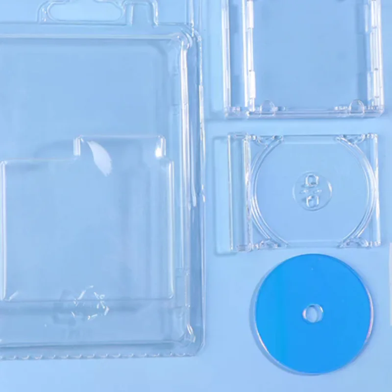 1 Set Peripheral Memorial Blank Album Mini NFC Function CD Box Keychain CD Player Shape Pendant DIY Backpack Charms
