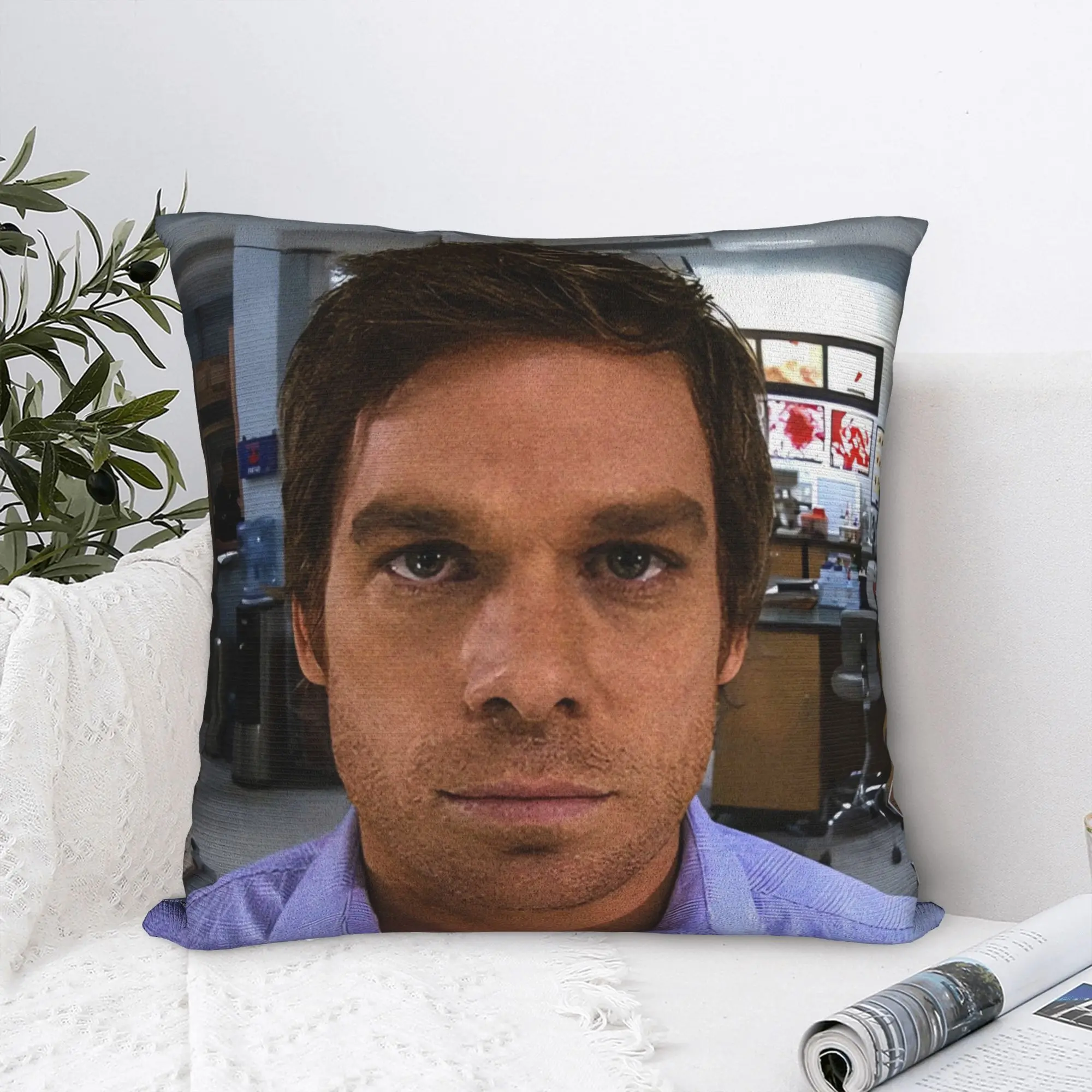 Dexter Morgan Pillow Case  Kawaii Pillow Cover Soft Pillowcases For Office Car Home Decor
