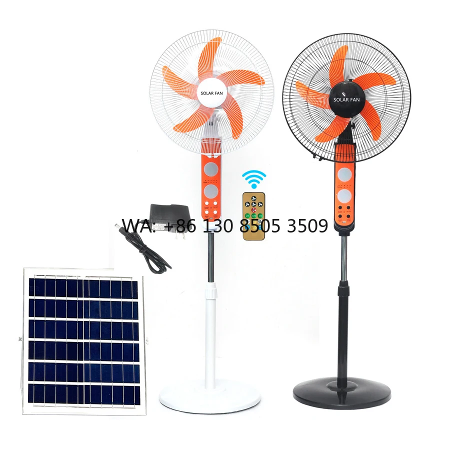 

25W Solar Panel Rechargeable AC DC Fan Cheap Outdoor Household Support with Indoor Solar Fan One Wind Speed