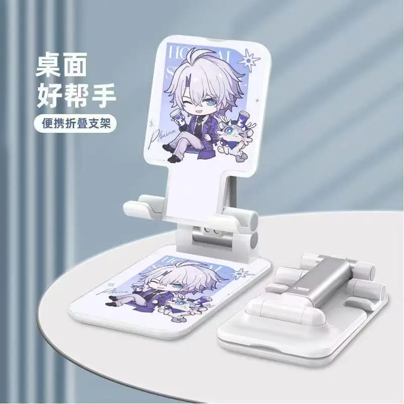 Castorice Portable Desktop Folding Lifting Bracket Mobile Khaslana Phainon NeiKos496 Phone Stand Desktop Holder Table Desk Mount