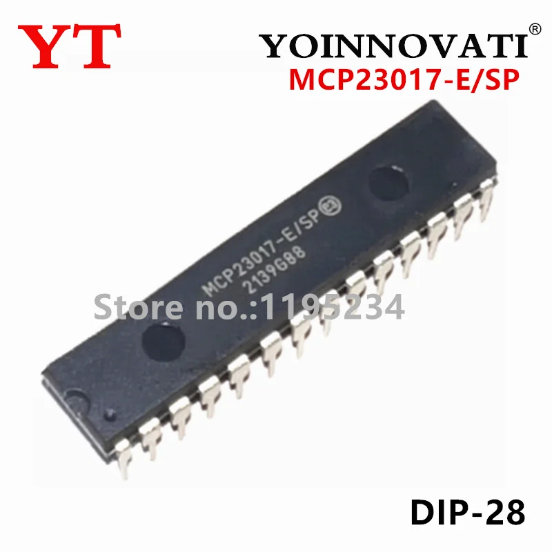 10-50pcs New MCP23017-E/SP MCP23017 E/SP DIP-28 sunminds