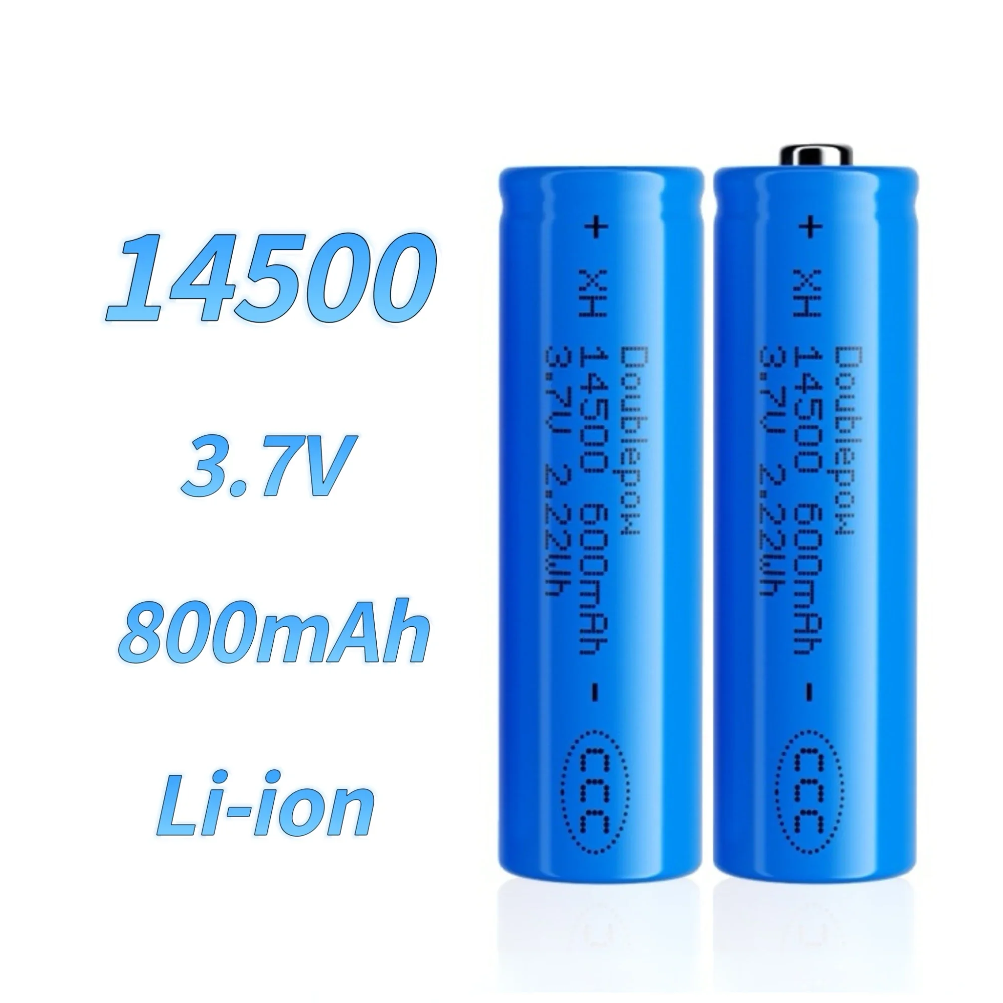 

14500 Battery 3.7V 600mAh Rechargeable lithium battery Charger for Shaver Speaker Vacuum cleaner Smart toilet Doorbell Sensor