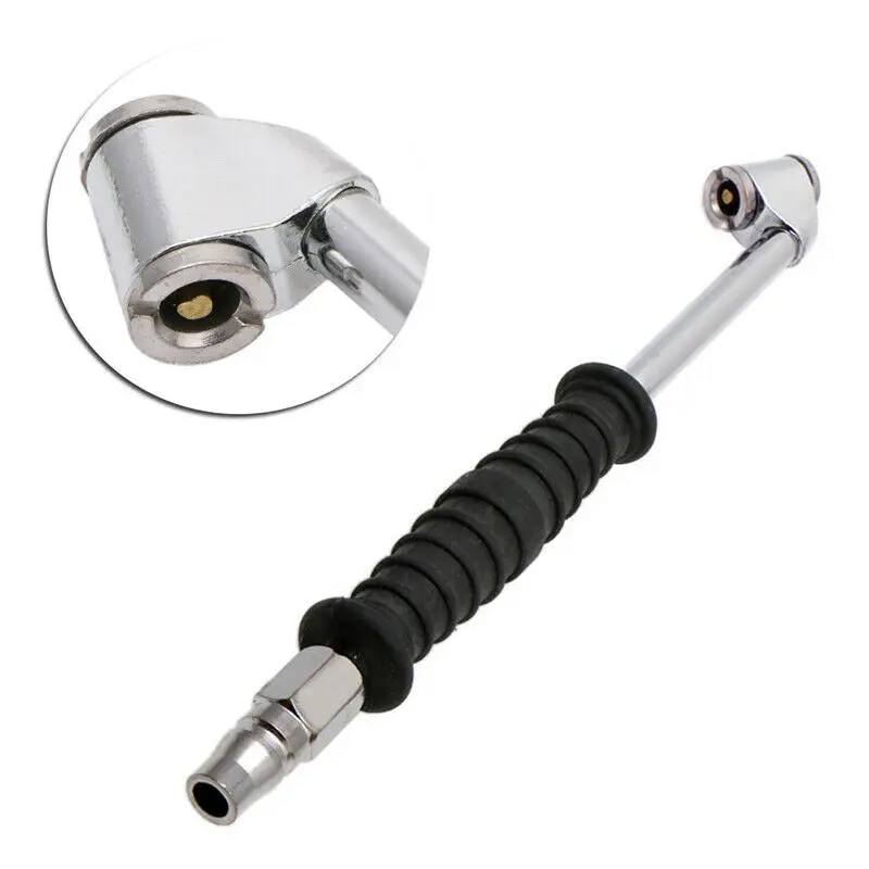 Portable 7.3mm Car Tire High Pressure Air Pump Nozzle Inflatable Dual-Head Chuck Valve Tool Truck Wheel Tire Pump Valve Clip