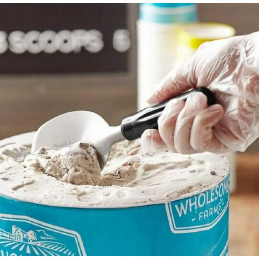 Heavy Duty Ice Cream Spade Scoop with Non-Slip Handle - Stainless Steel Ice Cream Spoon Paddle Perfect for Scooping and Serving