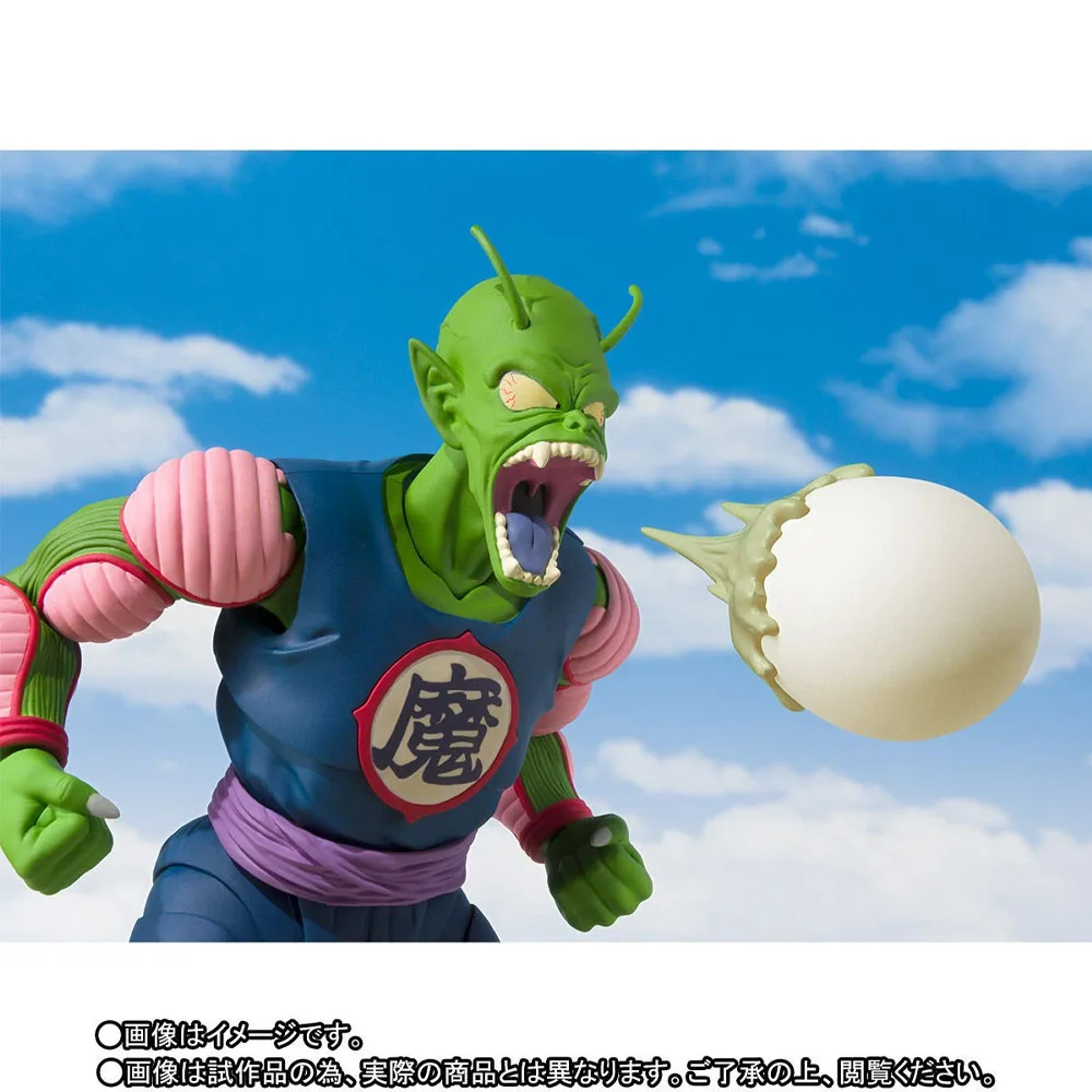 100% autêntico em estoque genuíno bandai s.h. figuarts wing-man (2024) piccolo demon king anime figura de ação coleção modelo brinquedo