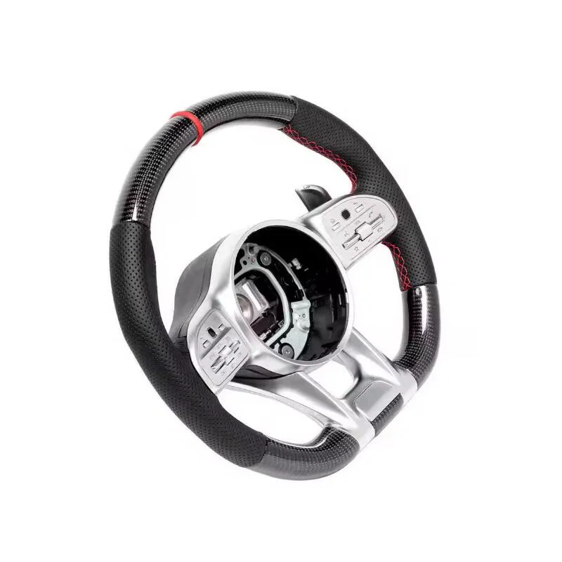 

Custom Carbon Fiber Steering Wheel For Mercedes Benz AMG GT G C S Class W221 W204 W222 W205 W212 S63 C300 CLA GLE GLC