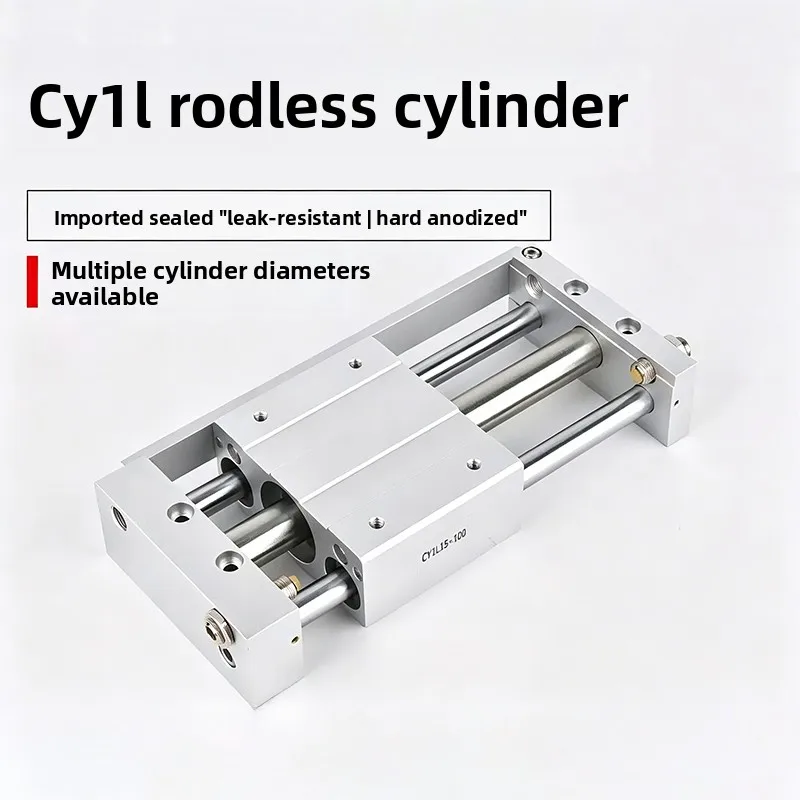 Bese Customized CY1L10/15/20/25/32/40-50X100X150 Magnetic Couple With Guide Rail Rodless Air Pneumatic Cylinders Piston