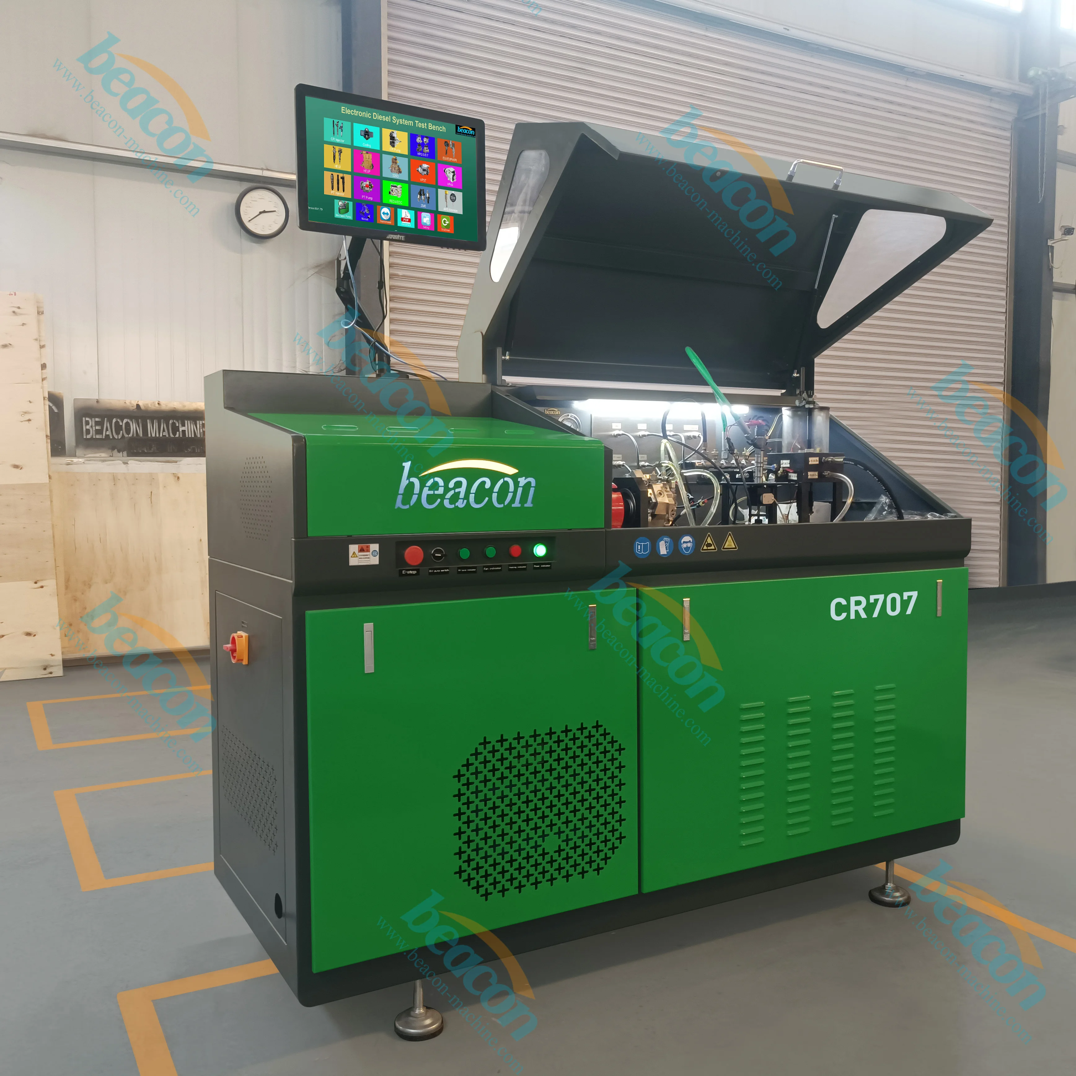 Promotion BEACON MACHINE Diesel Test Bench CR707 Fuel Injectors Laboratory Test Stand For Diesel Injectors CR708 EPS205 EPS208S