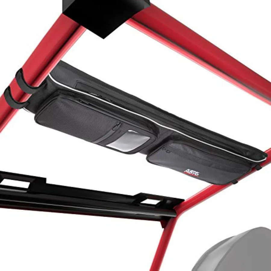 

Large Capacity 1680D UTV Roof Bag with Durable Overhead Storage Design for Off-Road Adventures Compatible with 2014-2023 Polari