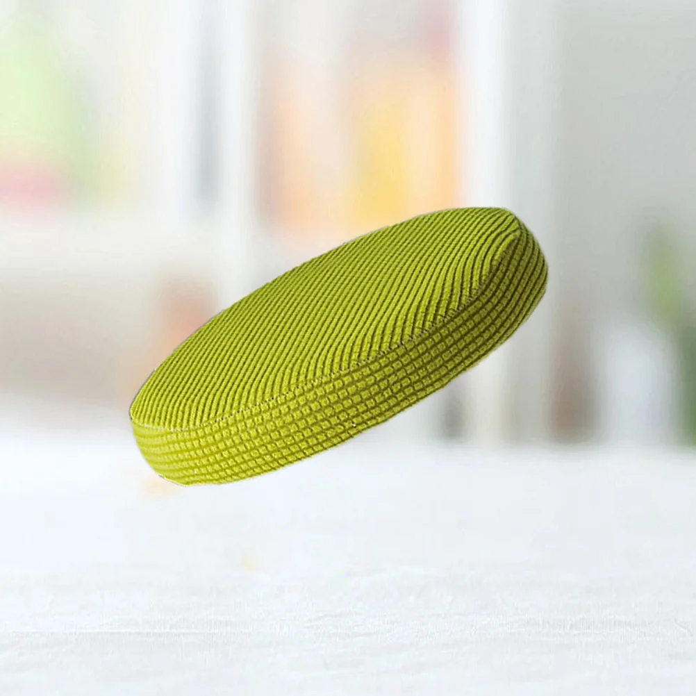

Cover Elastic Round Seat Protector For Dining Room Hotel Round Chair Cover Party Office Autumn Leaf Yellow 30-38Cm